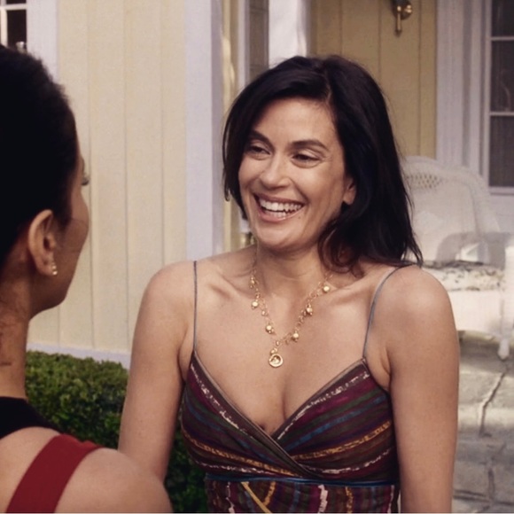 Vintage Y2K Catherine Malandrino Cotton Spaghetti Strap Striped Multicolor Dress - Picture 9 of 16